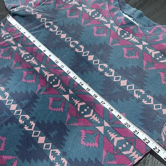 Vintage‎ 90s Nuovo Sweater Womens Small Mock Neck Southwest Native Aztec READ - Picture 2 of 9